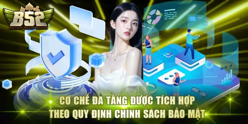 Cơ chế đa tầng được tích hợp theo quy định chính sách bảo mật