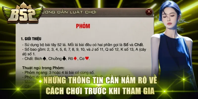 Những thông tin cần nắm rõ về cách chơi trước khi tham gia